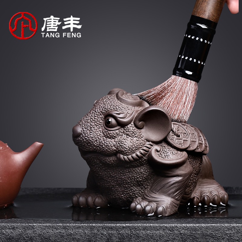 紫砂十二生肖茶寵家用可養茶盤擺件辦公功夫茶配件個性茶道裝飾A-細節圖4