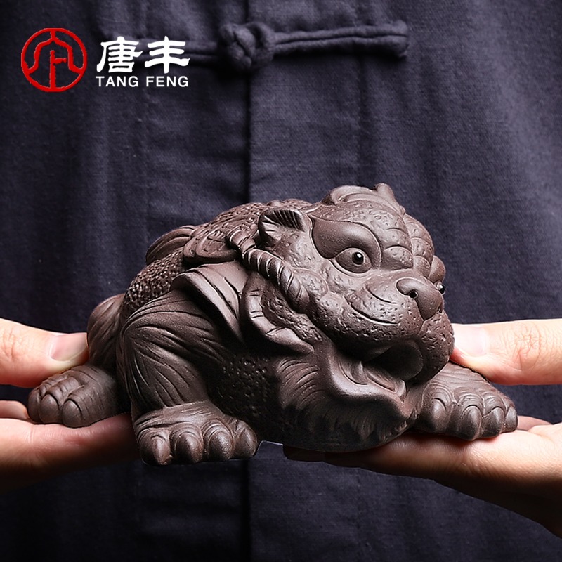 紫砂十二生肖茶寵家用可養茶盤擺件辦公功夫茶配件個性茶道裝飾A-細節圖5