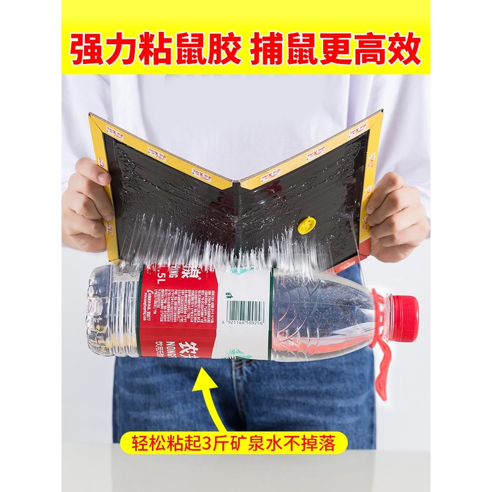 老鼠貼粘鼠板強力膠粘大老鼠家用沾鼠夾貼抓鼠捕鼠神器滅鼠一窩端-細節圖2