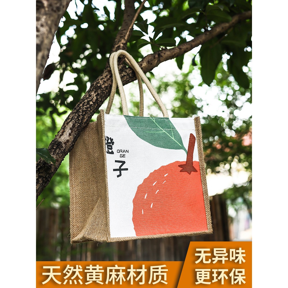飯盒袋便當包 上班族手提帶午餐裝飯盒子 大容量外出手拎帆布袋子-細節圖3