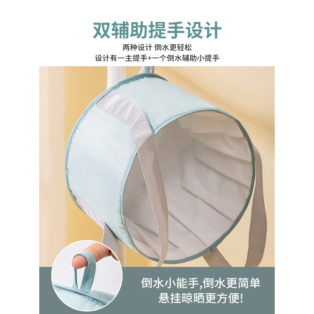 泡腳桶過小腿可折疊家用保溫洗腳盆便攜式宿舍足浴燻蒸神器過膝蓋-細節圖3