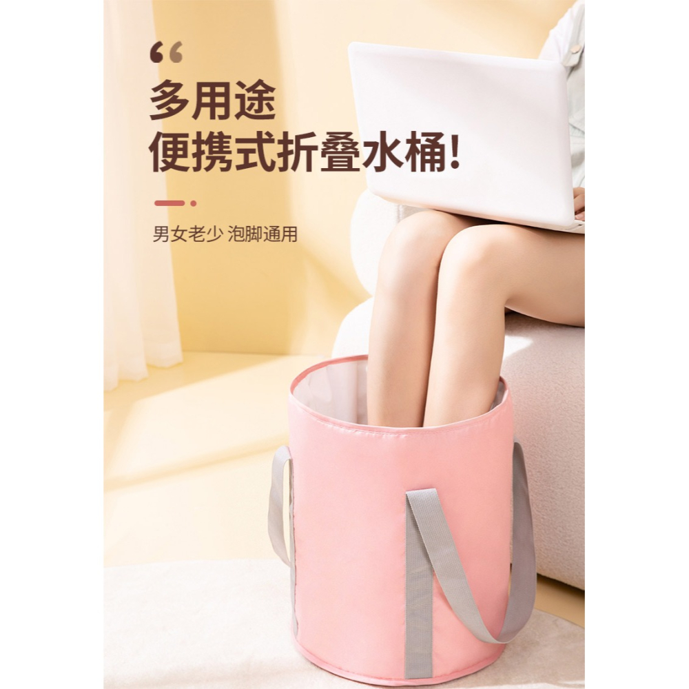 泡腳桶過小腿可折疊家用保溫洗腳盆便攜式宿舍足浴燻蒸神器過膝蓋-細節圖5