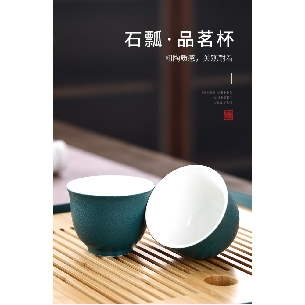 唐豐粗陶品茗杯單個家用功夫小茶杯創意個性主人杯專用杯個人A-細節圖6