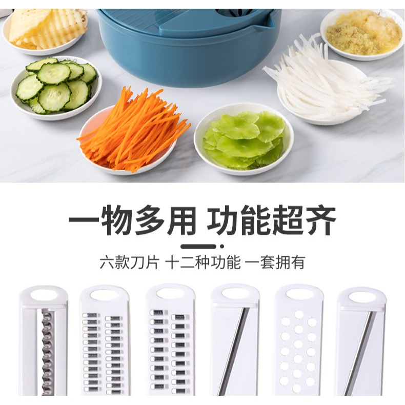 廚房多功能切菜神器家用刨土豆絲切蔬菜用品大全整理置物收納籃子-細節圖8