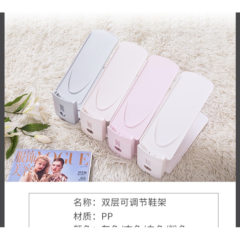 鞋盒鞋子收納神器省空間鞋櫃裝鞋收納盒塑料家用整理收放鞋架HZ型-細節圖7