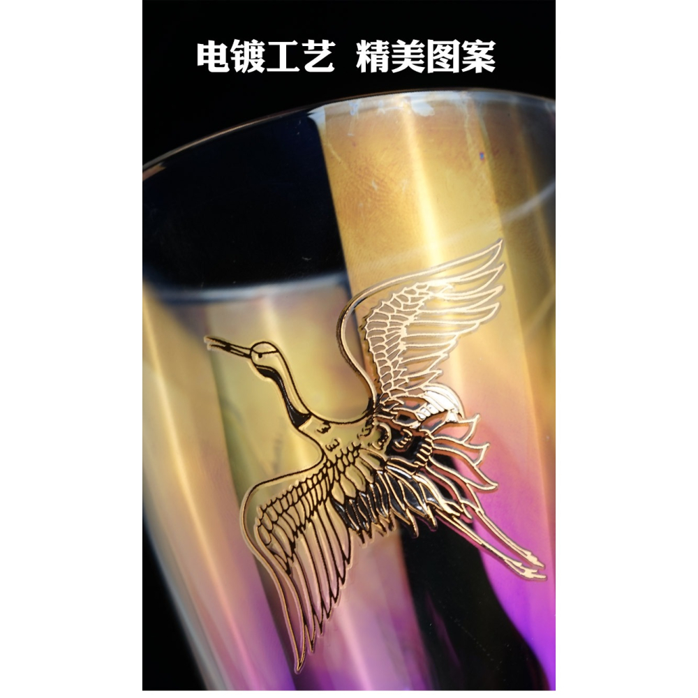 分茶杯公道杯玻璃創意個性茶海煥彩貪心杯家用大號功夫裝茶器單個-細節圖9