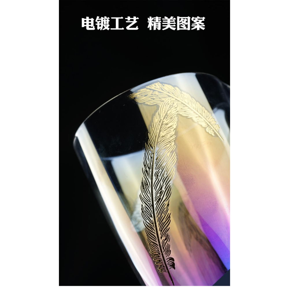 唐豐玻璃耐熱公道杯家用輕奢大號分茶器單個日式功夫茶海貪心杯-細節圖9