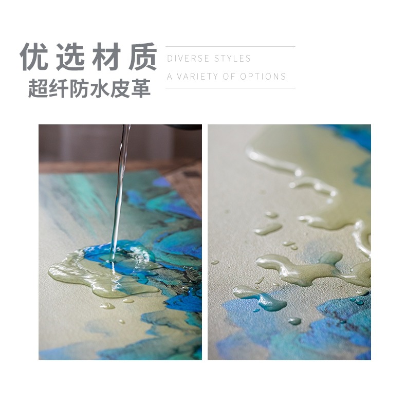 唐豐幹泡茶席墊家用功夫茶桌旗布藝防水皮革簡約桌布電視櫃蓋布A-細節圖10