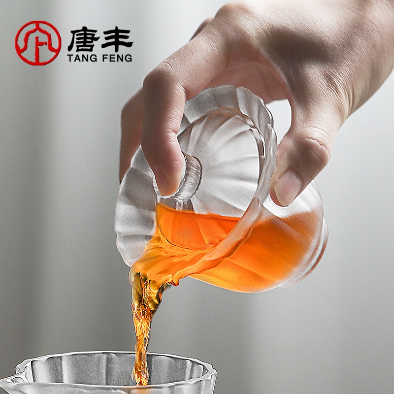 唐豐磨砂蓋碗茶杯單個家用琉璃功夫泡茶碗手抓三才碗大容量八寶碗-細節圖4