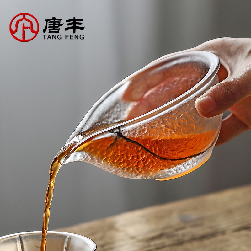 唐豐琉璃公道杯創意個性家用功夫茶分茶杯大容量磨砂貪心杯裝茶器-細節圖2