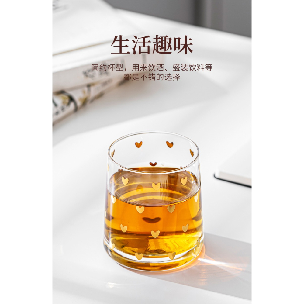 玻璃牛奶杯家用早餐杯女可愛夏天喝水杯ins茶杯網紅果汁杯咖啡杯-細節圖10