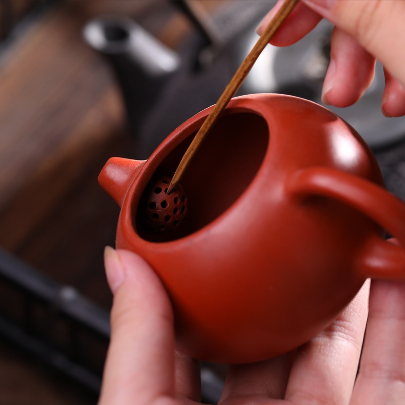六合堂手工紫竹竹製茶扒茶針茶則紫砂壺疏通茶道配件六君子配件-細節圖2