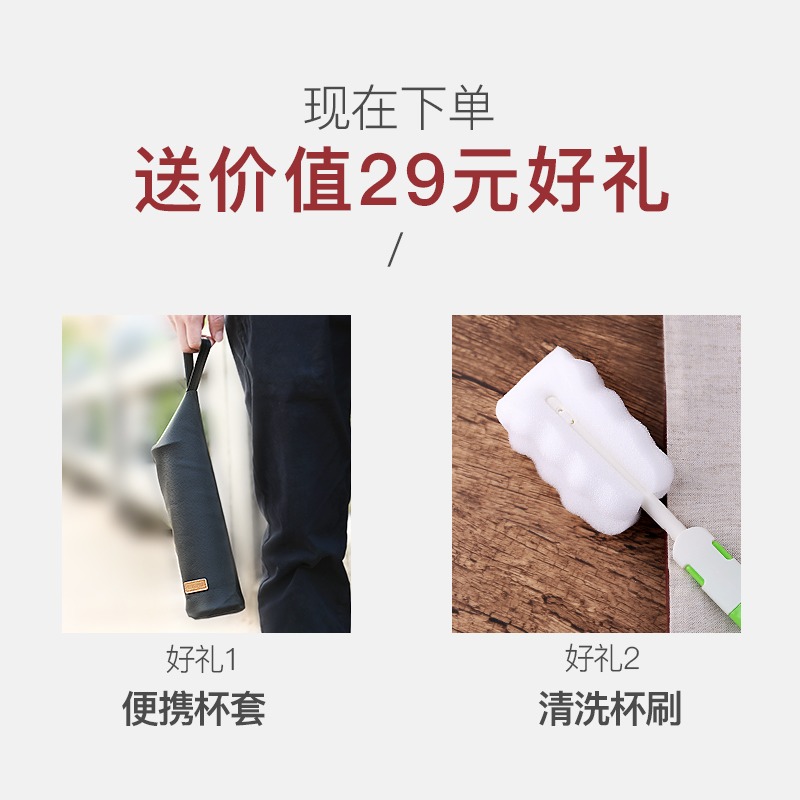 茶水分離雙層玻璃泡茶杯大容量水杯保溫辦公室喝茶杯子隔熱帶濾網-細節圖5