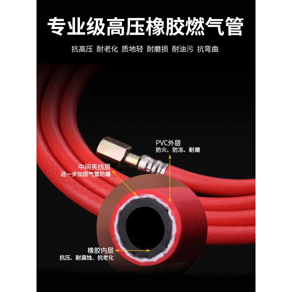 噴槍頭燃氣 液化氣 噴火槍燒肉燒毛手持噴燈煤氣家用器火焰烤萬能-細節圖3