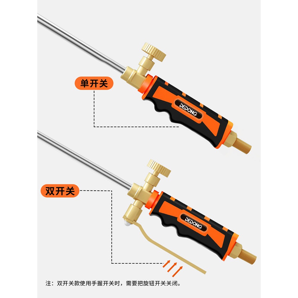 噴槍頭燃氣 液化氣 噴火槍燒肉燒毛手持噴燈煤氣家用器火焰烤萬能-細節圖4