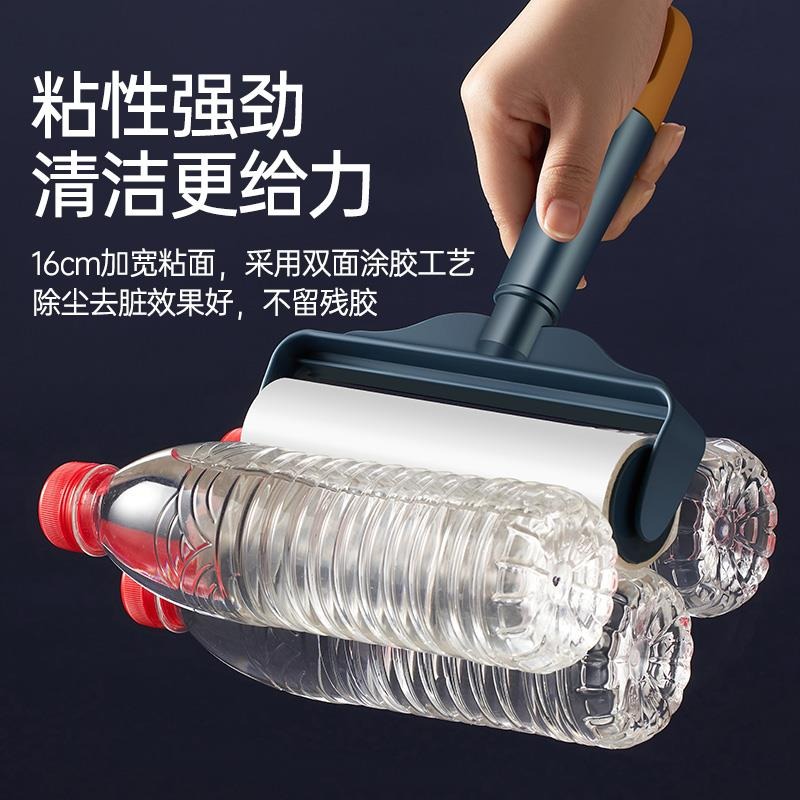粘毛器滾筒可撕式大號替換卷紙衣物氈去毛家用黏沾刷滾刷粘毛-細節圖3