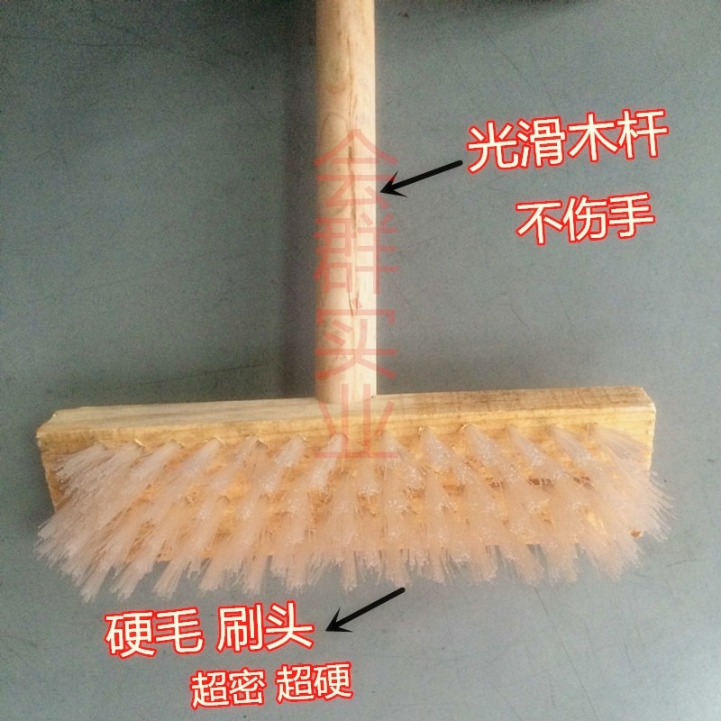 木柄地刷浴室衛生間硬毛地板刷大號長柄廚房墻面大理石水泥清潔刷-細節圖8