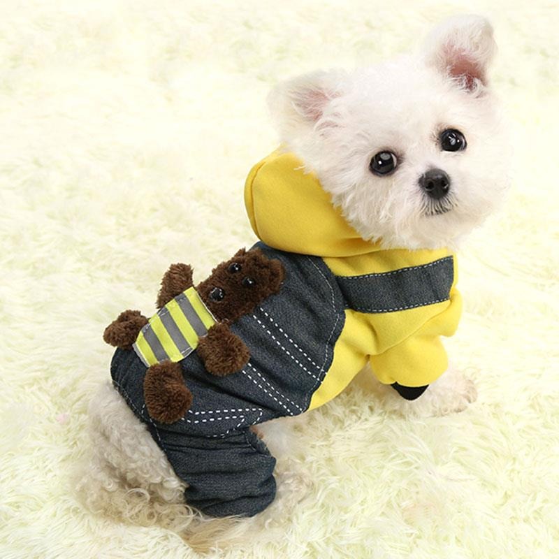 小狗狗衣服冬季加厚泰迪貓咪四腳衣變身裝小型幼犬寵物唐裝秋冬裝-細節圖10