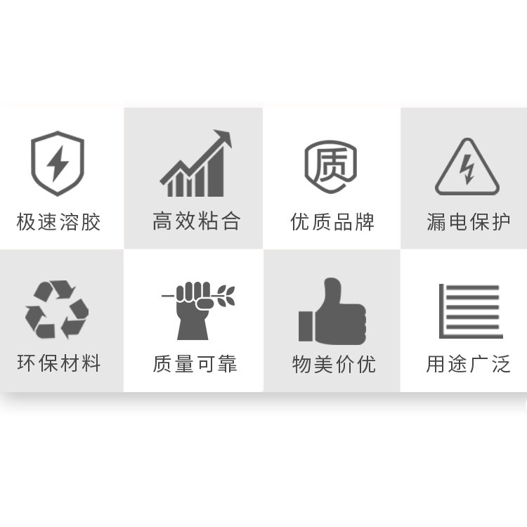 賽得黃花牌升溫快不漏膠環保7mm熱熔膠棒條專用熱溶膠槍-細節圖7