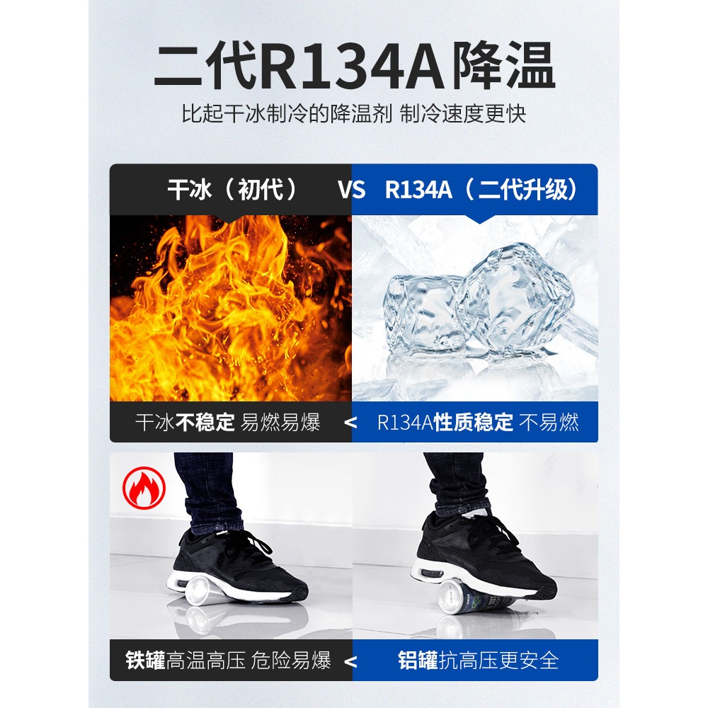 汽車降溫神器室內外車載快速降溫噴霧夏季乾冰噴霧製冷迅速降溫劑-細節圖3