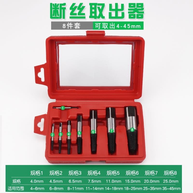 斷頭螺絲取出器細齒紋絲錐反絲取出器斷絲滑牙壞螺絲反牙工取絲器-細節圖7