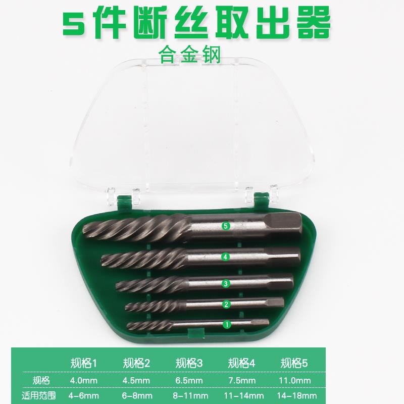 斷頭螺絲取出器細齒紋絲錐反絲取出器斷絲滑牙壞螺絲反牙工取絲器-細節圖9