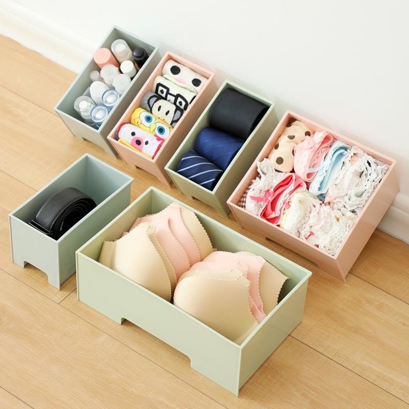 牀頭放衣服神器能女生內衣內褲桌面收納盒宿舍襪子領帶抽屜式塑料-細節圖5