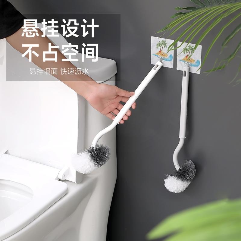 aisen長柄馬桶刷衛生間清潔刷坐便器潔廁刷地磚刷洗廁所刷子-細節圖3