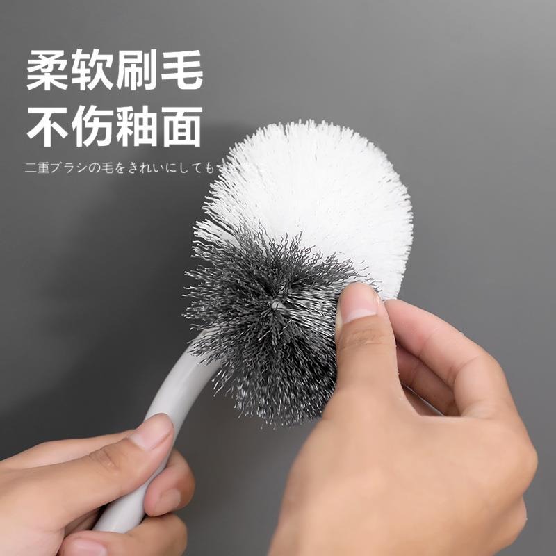 aisen長柄馬桶刷衛生間清潔刷坐便器潔廁刷地磚刷洗廁所刷子-細節圖4