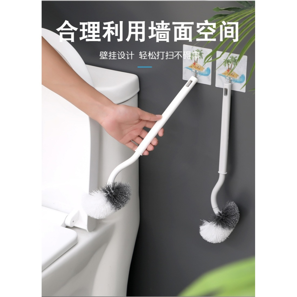 aisen長柄馬桶刷衛生間清潔刷坐便器潔廁刷地磚刷洗廁所刷子-細節圖9