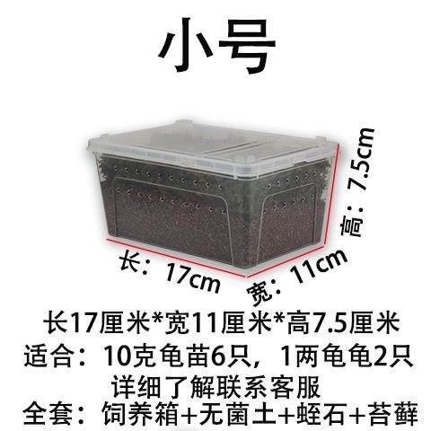 小烏龜冬眠用品巴西過冬草裝備保溫盒神器苔蘚蛭石爬寵墊材飼養箱-細節圖10