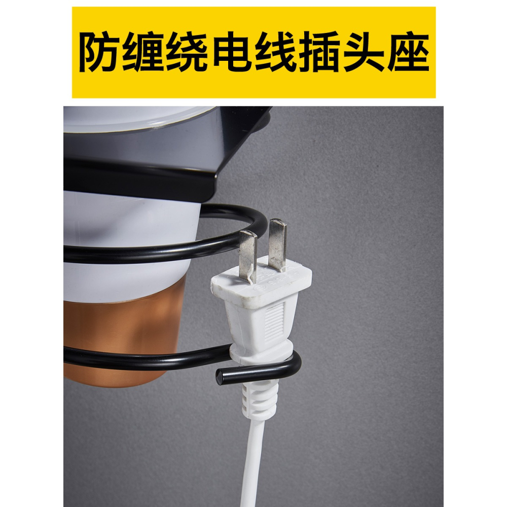 浴室衛生間電吹風機架壁掛式免打孔放多功能風筒收納置物架子掛架-細節圖5