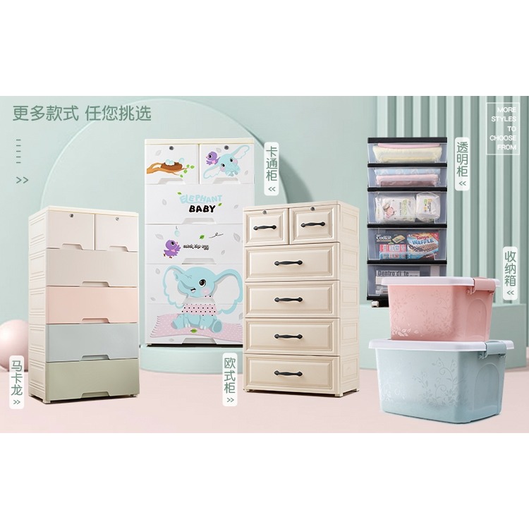 收納箱家用衣服玩具儲物盒子整理箱塑料有蓋衣物特大號學生三件套-細節圖6