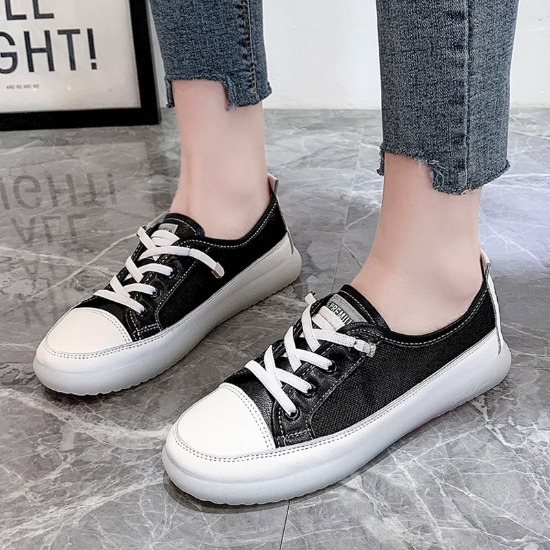 小雛菊小白鞋女夏百搭春季透氣網面薄款鞋子2021爆款板鞋新款厚底-細節圖4