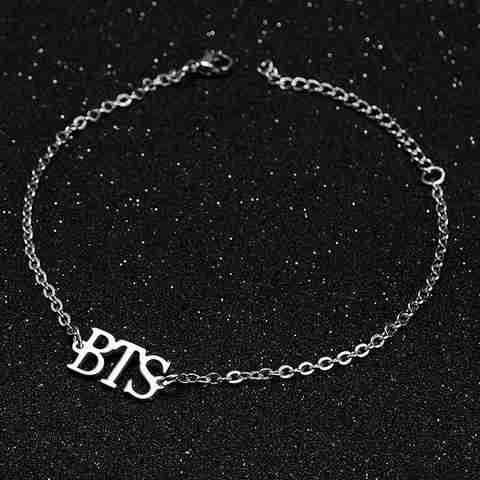 BTS少年團周邊田?國金泰亨樸智旻閔?其同款不銹鋼鈦鋼手鏈-細節圖2