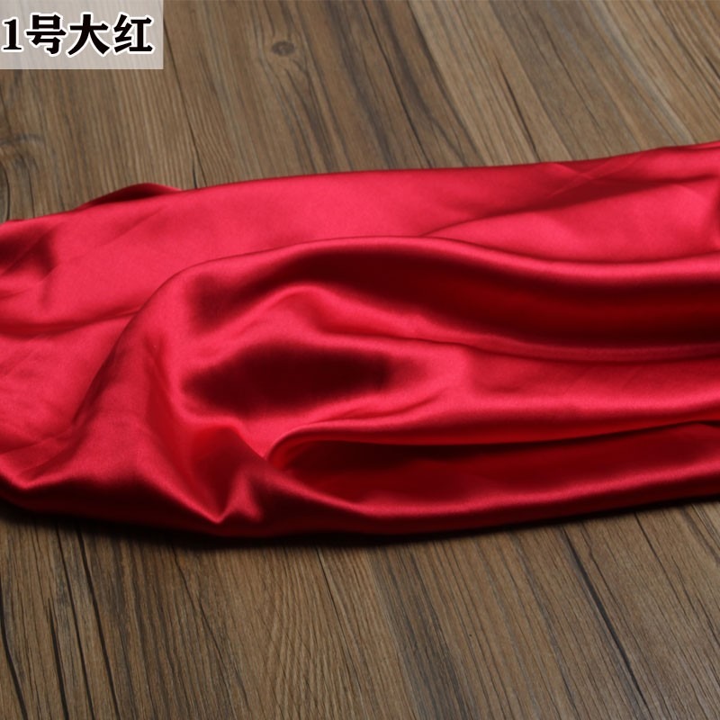 高檔彈力巴黎緞綢緞布料漢服睡衣旗袍服裝仿絲綢仿桑蠶真絲緞面-細節圖6