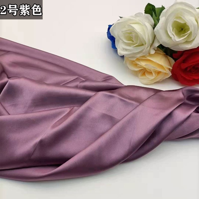 高檔彈力巴黎緞綢緞布料漢服睡衣旗袍服裝仿絲綢仿桑蠶真絲緞面-細節圖8