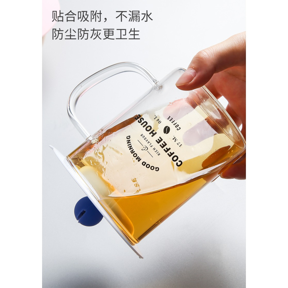 食品級硅膠杯蓋大號密封蓋 可愛卡通馬克杯蓋子防塵防漏水杯蓋子-細節圖10