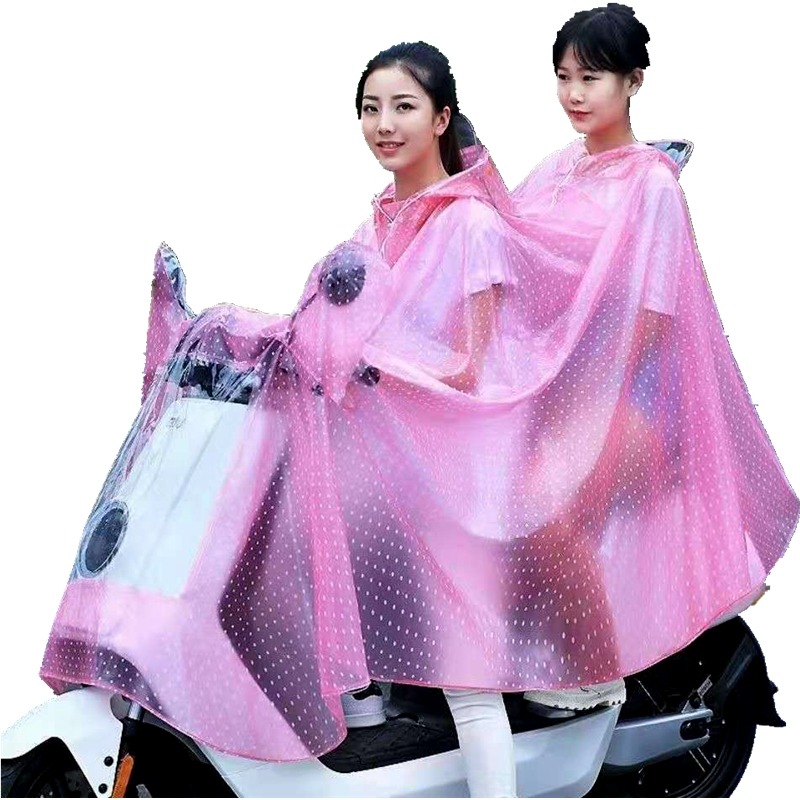 加大加厚雨披電動車摩托車單人雙人學生單車全身-細節圖5