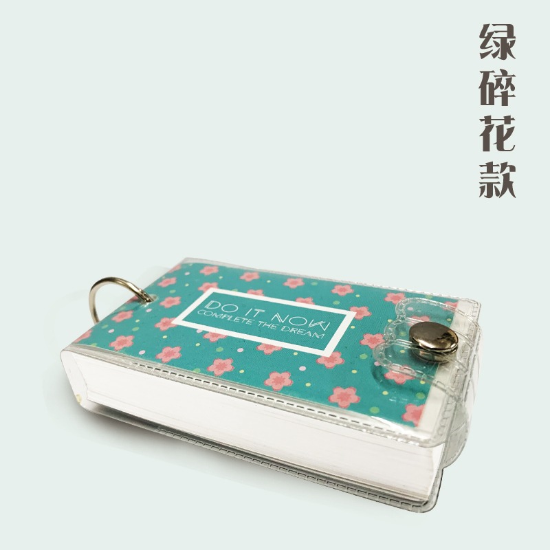 學生環扣單詞卡隨身活頁便簽小本子空白卡片復古記憶卡可拆卸便攜-細節圖9