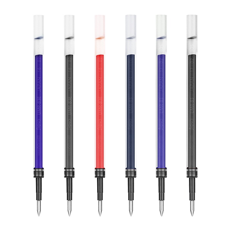 東京書寫UNI三菱UMR-83NE中性筆芯0.38mm藍黑紅K6適用UMN-155-細節圖4