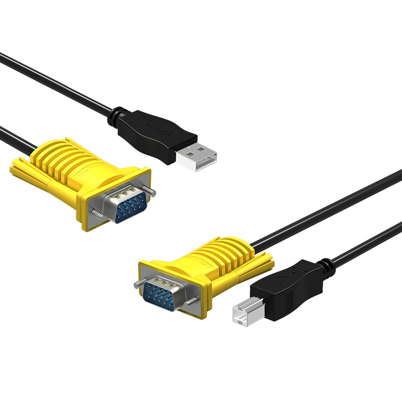 邁拓維矩kvm線 usb雙並線 usb+vga線電腦顯示器kvm切換器連接線-細節圖5