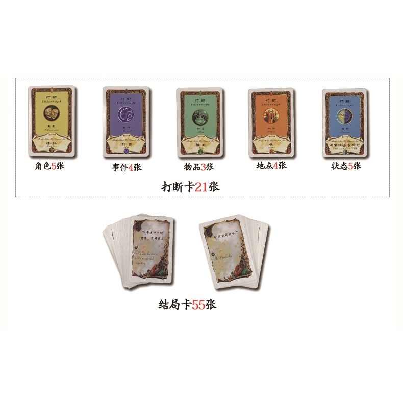 講故事桌遊很久很久以前卡牌簡體中文版情侶遊戲成人休閑聚會遊戲-細節圖7
