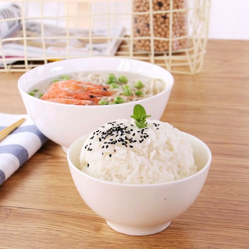 韓式陶瓷家用喫飯歐式骨瓷日韓大號蒸雞蛋羹碗隔熱米飯碗麪碗商用-細節圖2