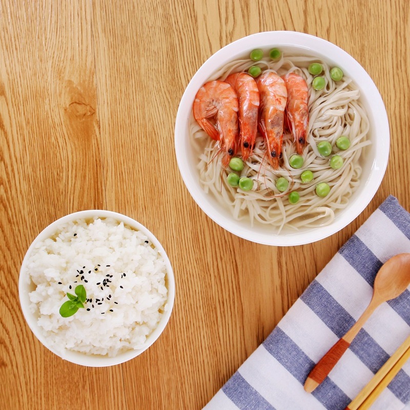 韓式陶瓷家用喫飯歐式骨瓷日韓大號蒸雞蛋羹碗隔熱米飯碗麪碗商用-細節圖3