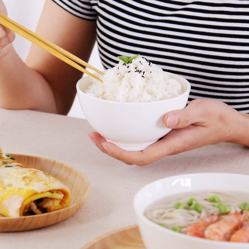 韓式陶瓷家用喫飯歐式骨瓷日韓大號蒸雞蛋羹碗隔熱米飯碗麪碗商用-細節圖4