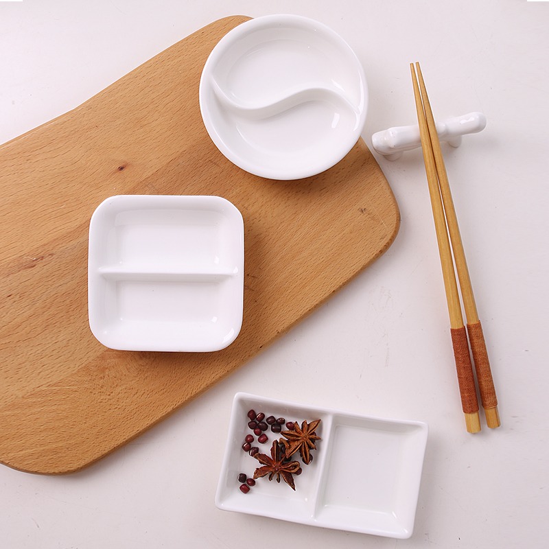 日式調味碟陶瓷火鍋醬料醬油碟商用創意蘸料小碟子迷你家用配料碟-細節圖2