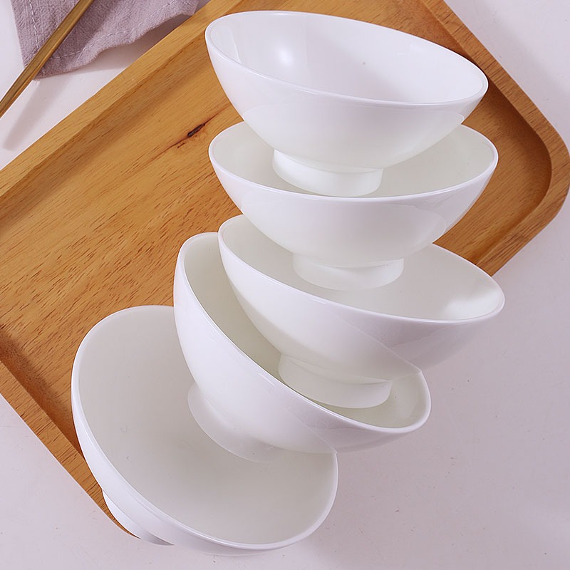 家用喫飯碗景德鎮日式米飯碗骨瓷碗大號湯碗麪碗陶瓷創意個性餐碗-細節圖5