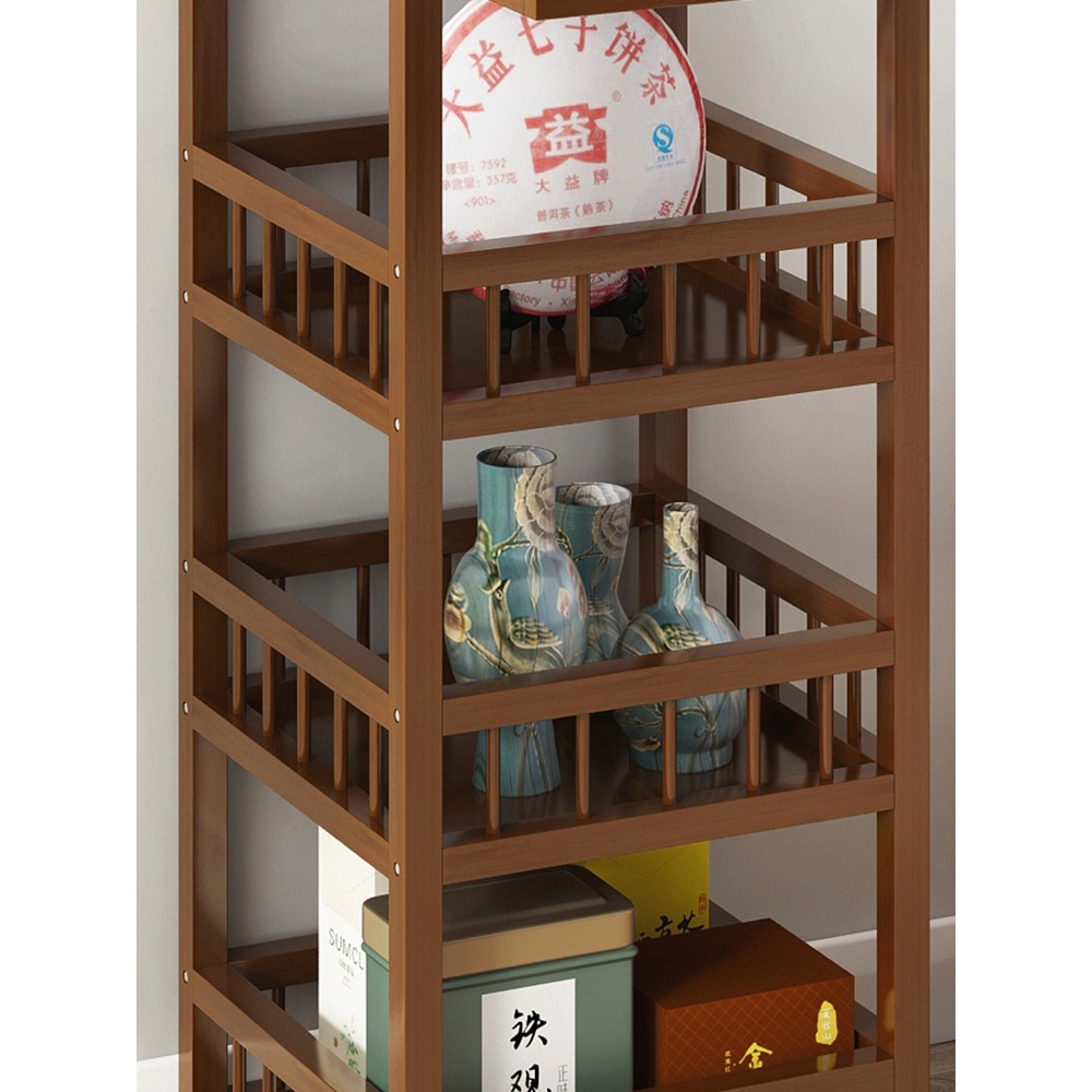 茶葉茶具置物架小茶幾茶臺泡茶桌客廳辦公室裝飾邊角幾茶水收納櫃-細節圖5