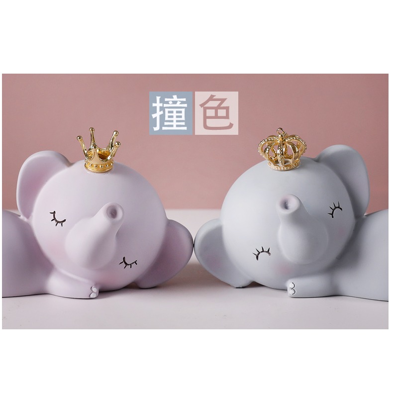 北歐置物架擺件墻上裝飾品客廳少女創意可愛小擺設存錢罐生日禮物-細節圖10